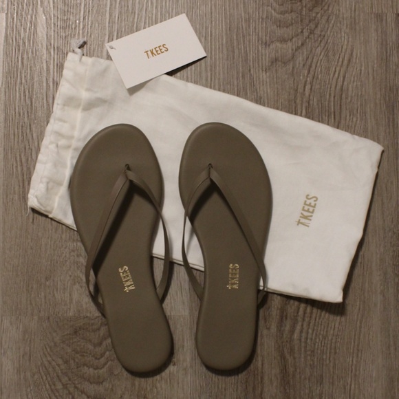 TKEES Shoes - Tkees "Liner" sandal Flip Flops - colour: biscuit